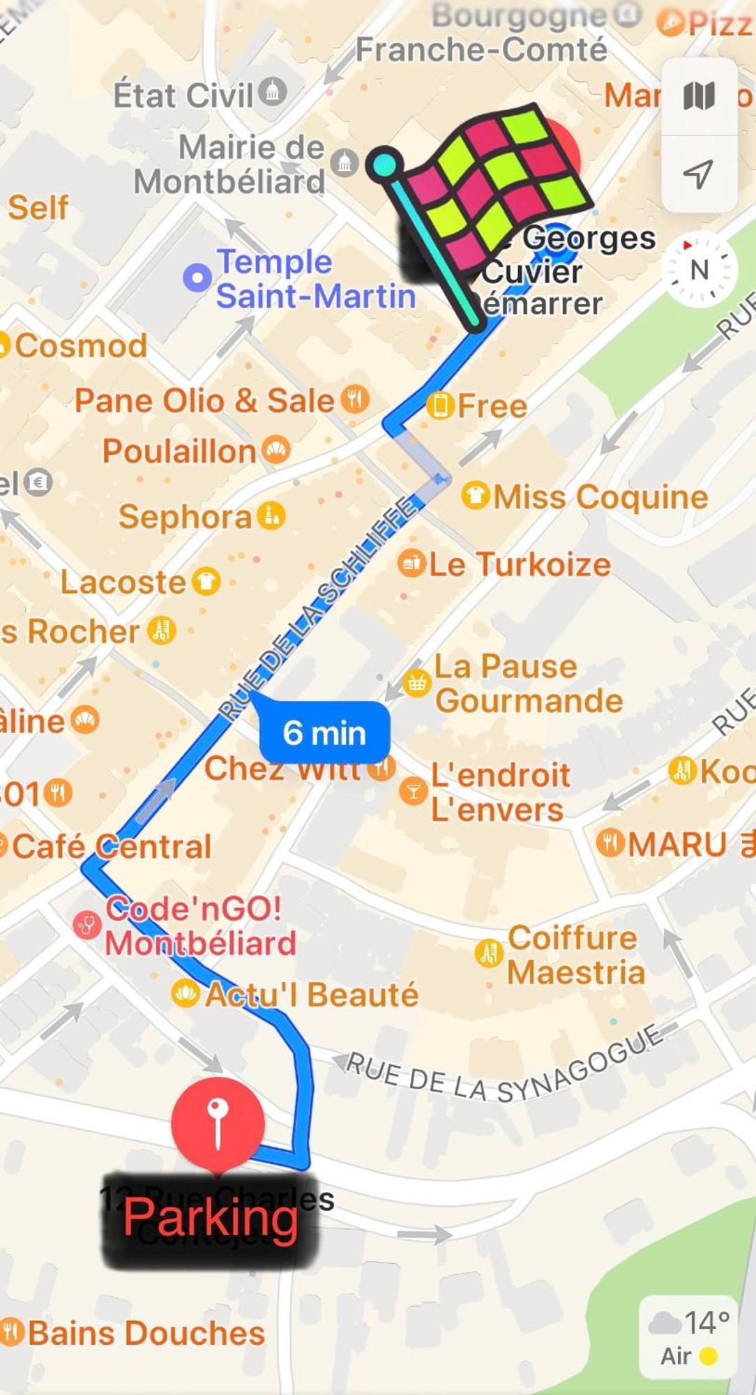 Appartamento Le Georges Montbéliard Esterno foto